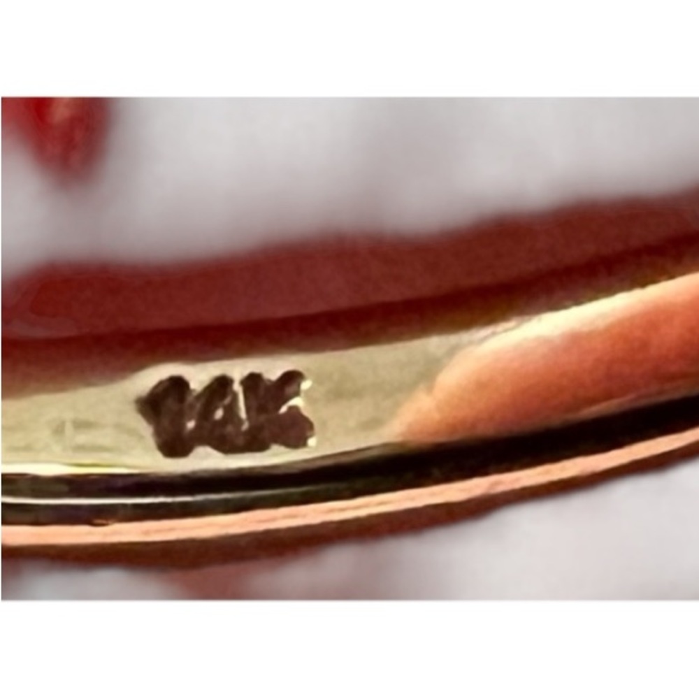 Elegant 14kt solid  Rose Gold  INFINITY Knot Ring size 8 - Picture 4 of 4
